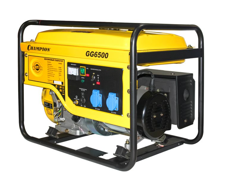ПОРТАТИВНЫЙ БЕНЗОГЕНЕРАТОР CHAMPION GG6500