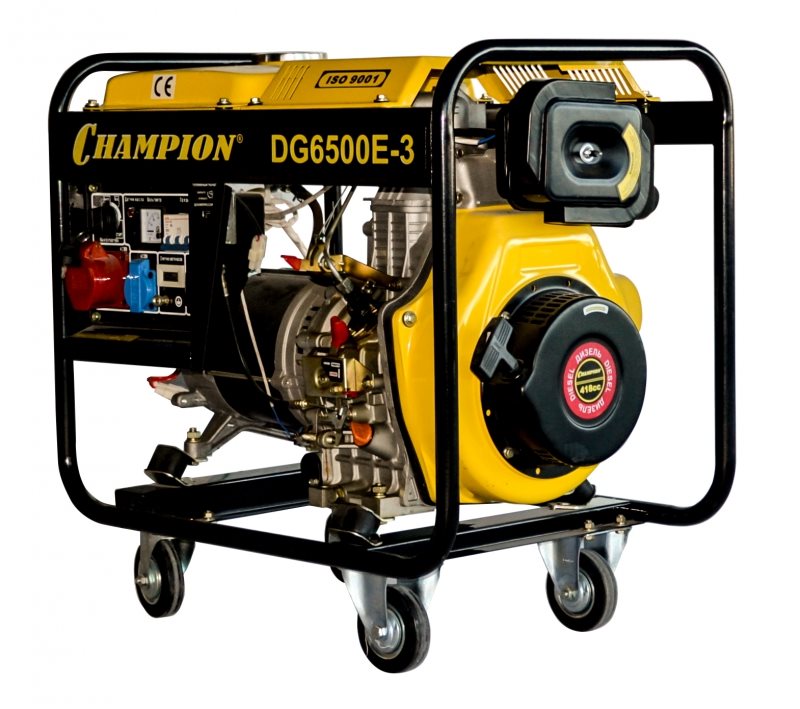 ПОРТАТИВНЫЙ ДИЗЕЛЬНЫЙ ГЕНЕРАТОР CHAMPION DG6000E-3