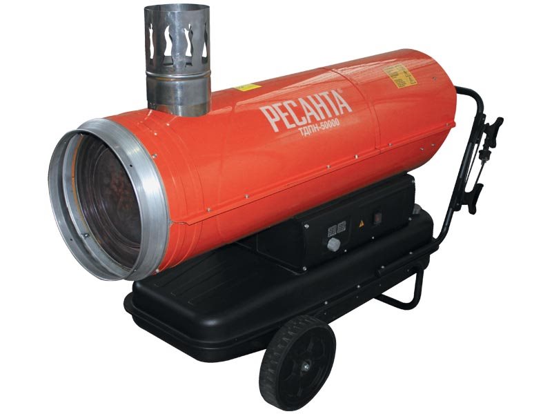 ДИЗЕЛЬНАЯ ТЕПЛОВАЯ ПУШКА РЕСАНТА ТДПН-50000 НЕПРЯМОГО НАГРЕВА