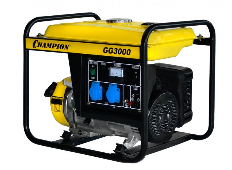 ПОРТАТИВНЫЙ БЕНЗОГЕНЕРАТОР CHAMPION GG3000
