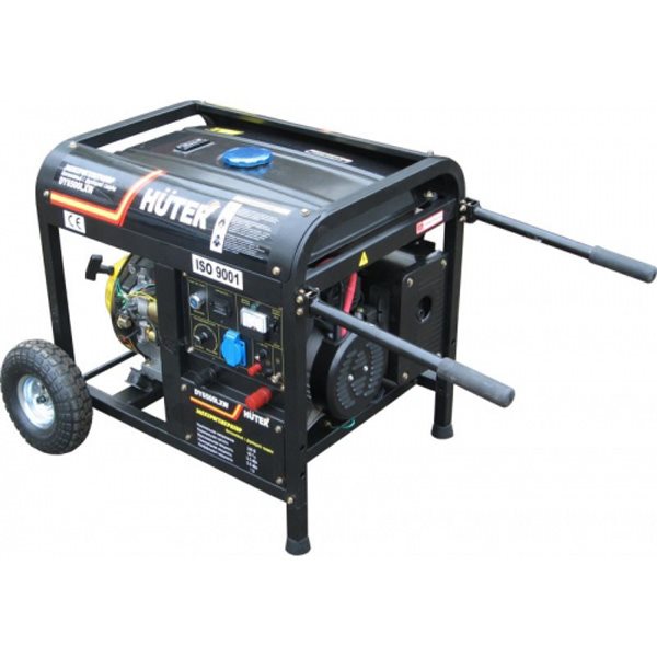 ПОРТАТИВНЫЙ БЕНЗОГЕНЕРАТОР HUTER DY6500LXW (СВАРОЧНЫЙ)