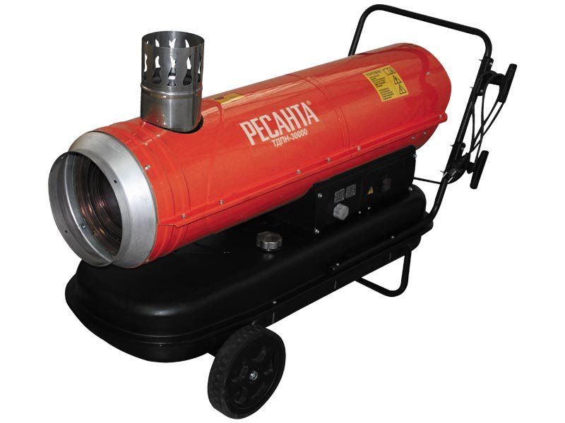 ДИЗЕЛЬНАЯ ТЕПЛОВАЯ ПУШКА РЕСАНТА ТДПН-30000 НЕПРЯМОГО НАГРЕВА