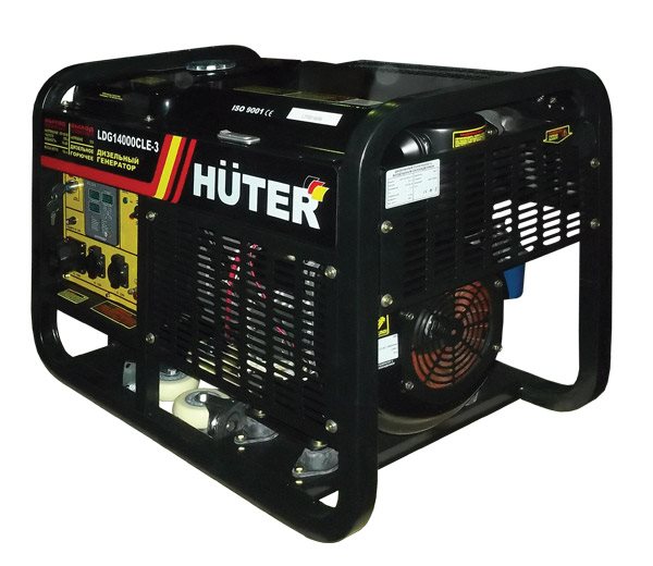 ПОРТАТИВНЫЙ ДИЗЕЛЬНЫЙ ГЕНЕРАТОР HUTER LDG14000CLE-3