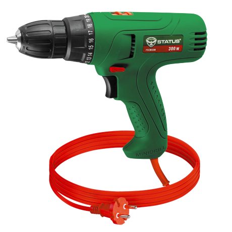 ДРЕЛЬ-ШУРУПОВЕРТ STATUS SD300/2