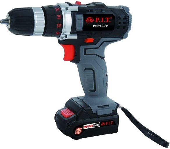 АККУМУЛЯТОРНАЯ ДРЕЛЬ-ШУРУПОВЕРТ P.I.T. PSR 12-D1