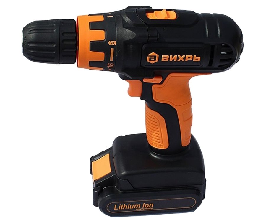 АККУМУЛЯТОРНАЯ ДРЕЛЬ-ШУРУПОВЕРТ ВИХРЬ ДА-14,4Л-2К