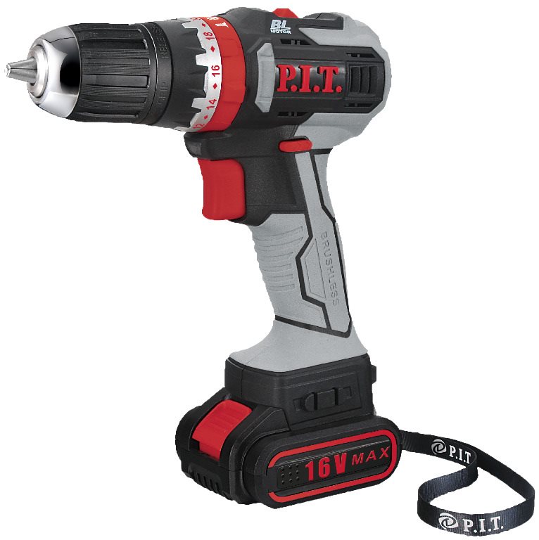 БЕСЩЕТОЧНАЯ АККУМУЛЯТОРНАЯ ДРЕЛЬ-ШУРУПОВЕРТ PIT PID 03002-16M2 BL