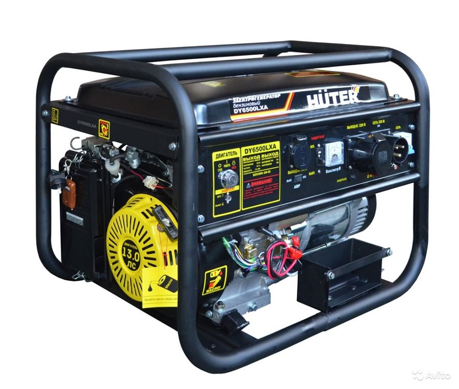 ПОРТАТИВНЫЙ ЭЛЕКТРОГЕНЕРАТОР HUTER DY6500LX+ЭЛЕКТРОСТАРТЕР С ПУЛЬТОМ